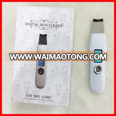 Hot sale hand held skin rejuvenation facial supersonic skin scrubber